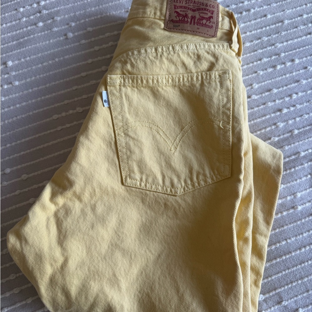 Levi's Women’s Sunny Yellow Jeans 501
